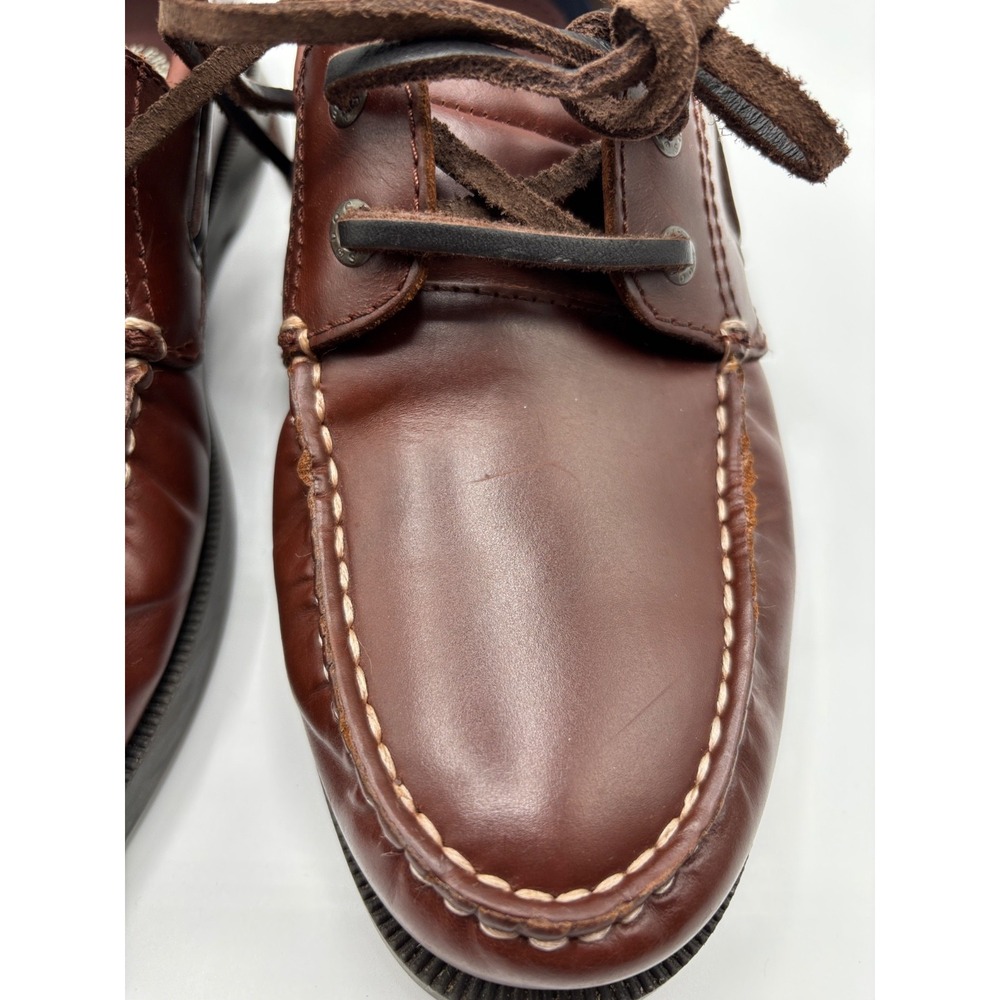 Dockers Men's Brown Leather Boat Shoes 7.5 - Picture 4 of 14